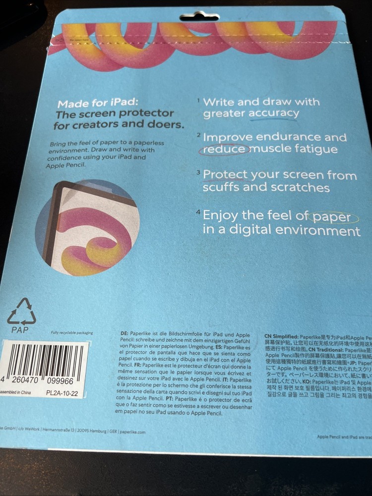 Paperlike Screen Protector 2-pack for iPad 10.9" 10th Generation ~ New