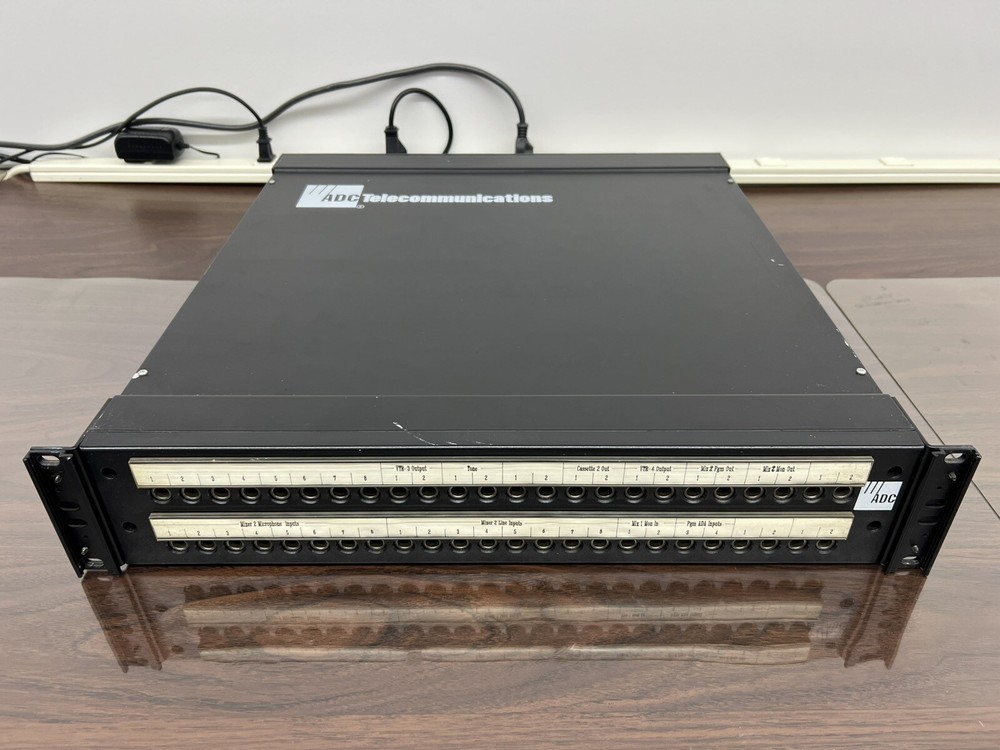 ADC PPA3-18MKIINO Audio Patch 2RU 19” Panel Bay 2x24 Point