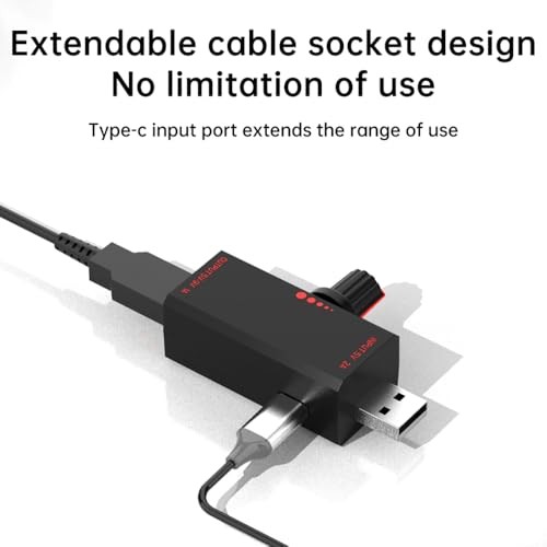 USB Fan Speed Controller PWM Motor Controller with DC Motor Speed Control, 5V