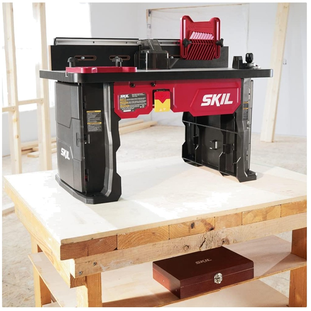 Portable Router Table with Above Table Adjustment