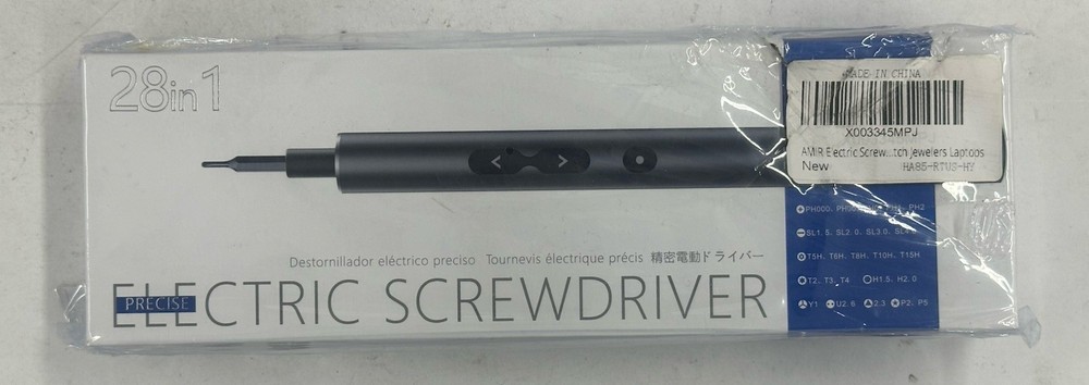 Precision ‘Precise’  Mini Electric Screwdriver 28-in-1, 24 Bits, NEW Open Box