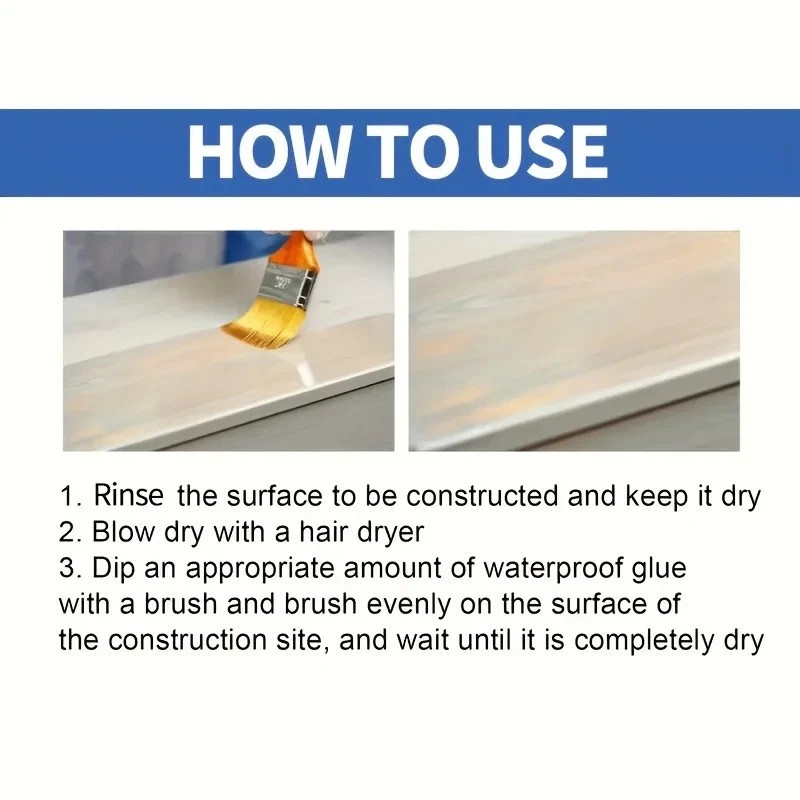 1pc Invisible Transparent Waterproof Sealant Nano Leak-Proof Clear Glue - NEW