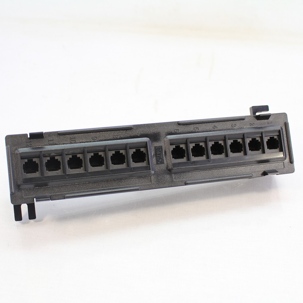 Platinum Tools 650-12C5 12 Port Cat5e Non-Shielded Patch Panel