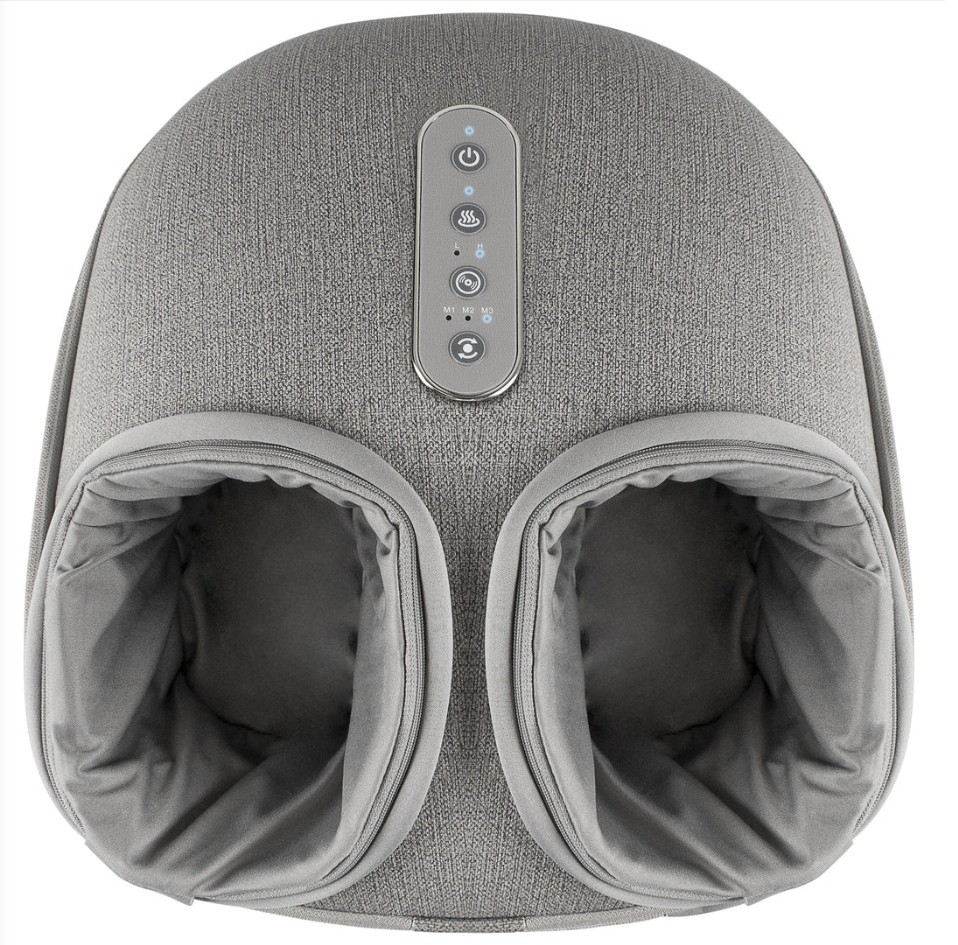 Medcursor Foot Massager Machine W/Heat Deep Kneading Rolling Air-Compression