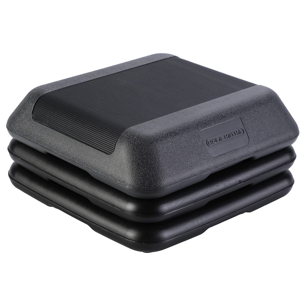 HolaHatha Aerobic High Step Platform with Risers (Open Box)
