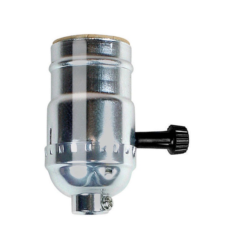 Jandorf Metal Medium Base Turn Knob Socket