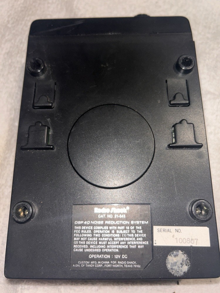 Radio Shack DSP 40 Noise Reduction System Digital Signal Processor