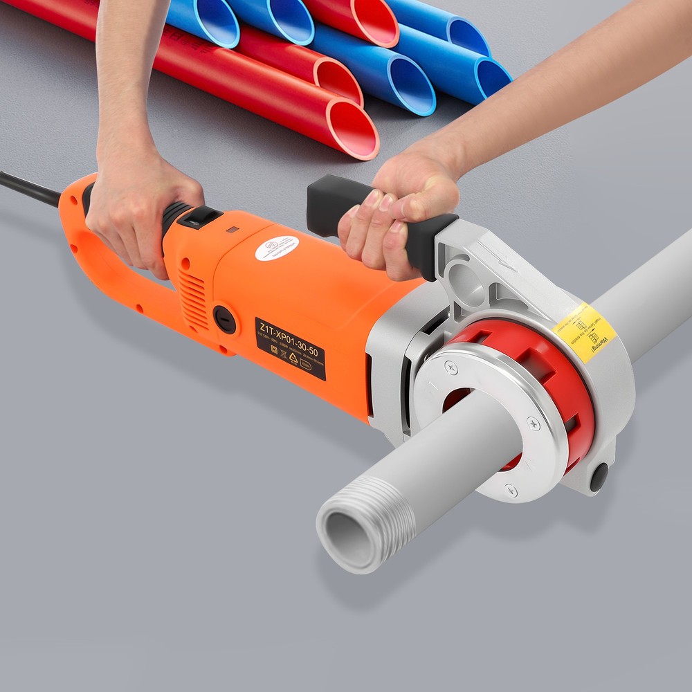 Handheld Electric Pipe Threader Threading Machine W/6 Pipe Cutter 1/2" - 2" USA