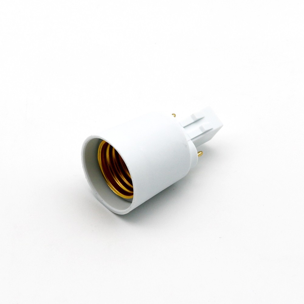 GX23 to E27 Socket Base LED Halogen CFL Light Bulb Lamp Adapter Converter Holder