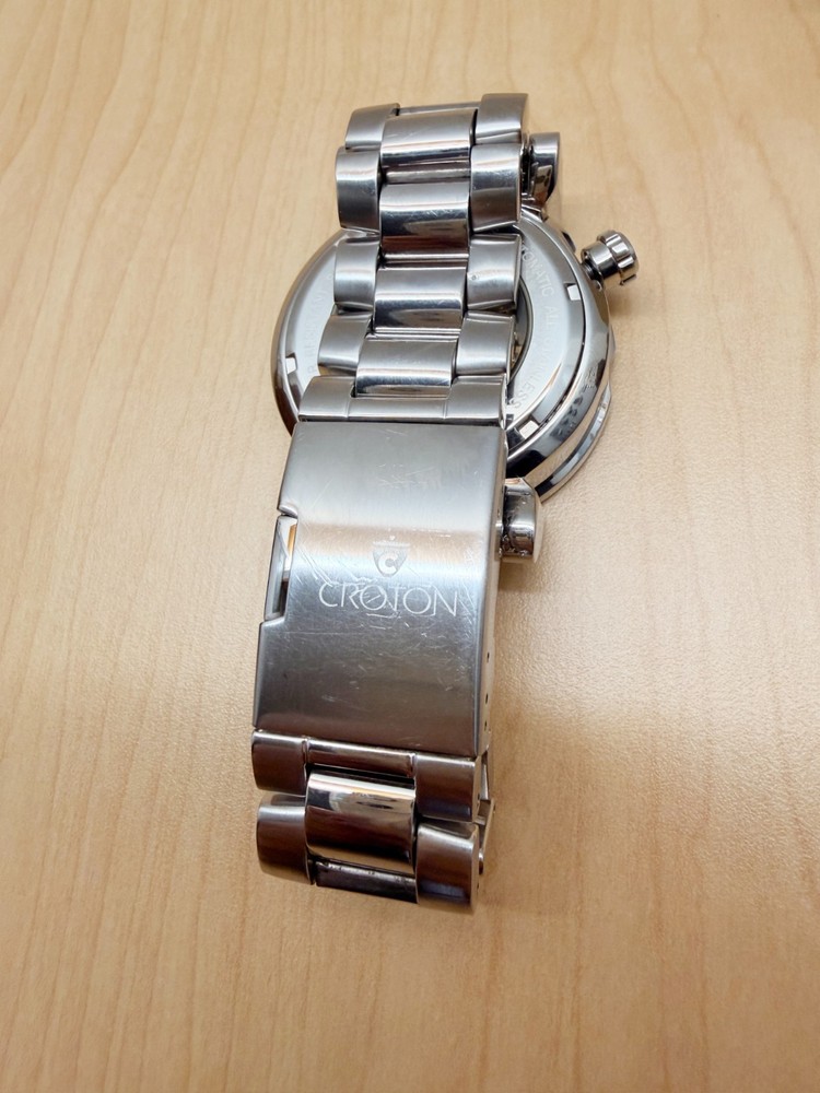 Croton Grey Vortex Pineapple SW200 Automatic Movement Dive Watch