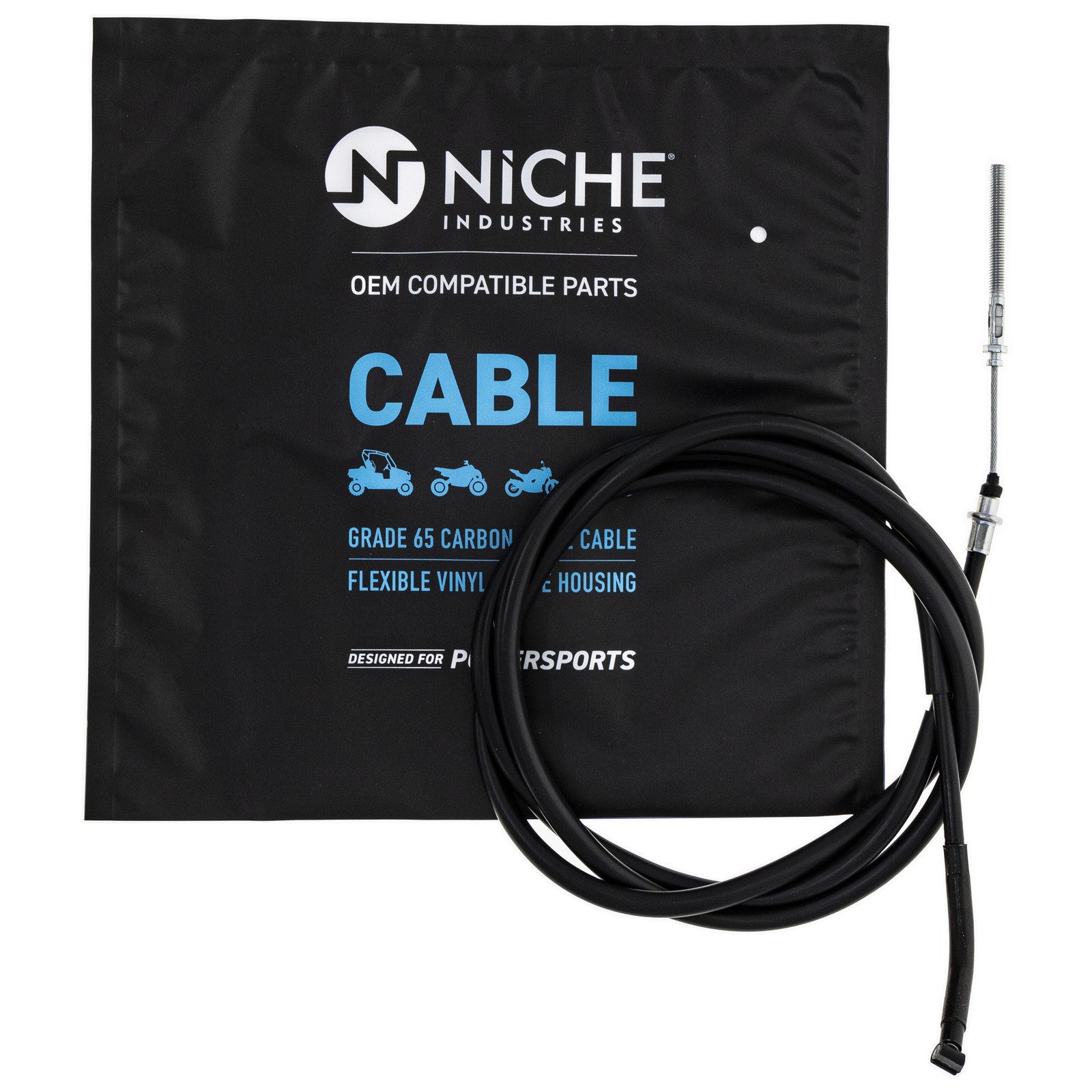 NICHE Rear Hand Brake Cable for Yamaha YFM350FW Big Bear YFM400FW 4WU-26341-00