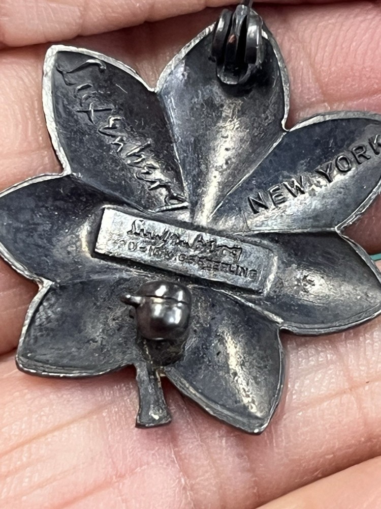 WWII US Lt Colonel Oak Leaf Pin Luxemberg