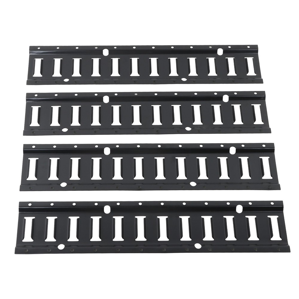 Labwork 12 Pack 2' E Track Tie Down Rails Power Coated E-Tracks For Trailers