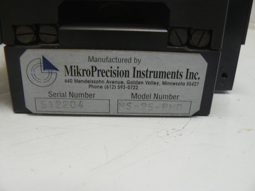 Mikroprecision Instruments MS-25-PMD linear stage