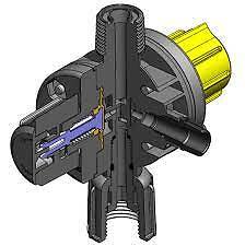 LMI Multi Function Valve PTFE body part 57709 150 psi max