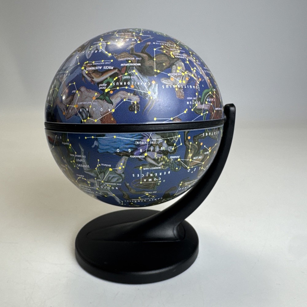 Wonder Globe Constellation 4.3 Inch Desktop World Globe Replogle 2001 Celestial