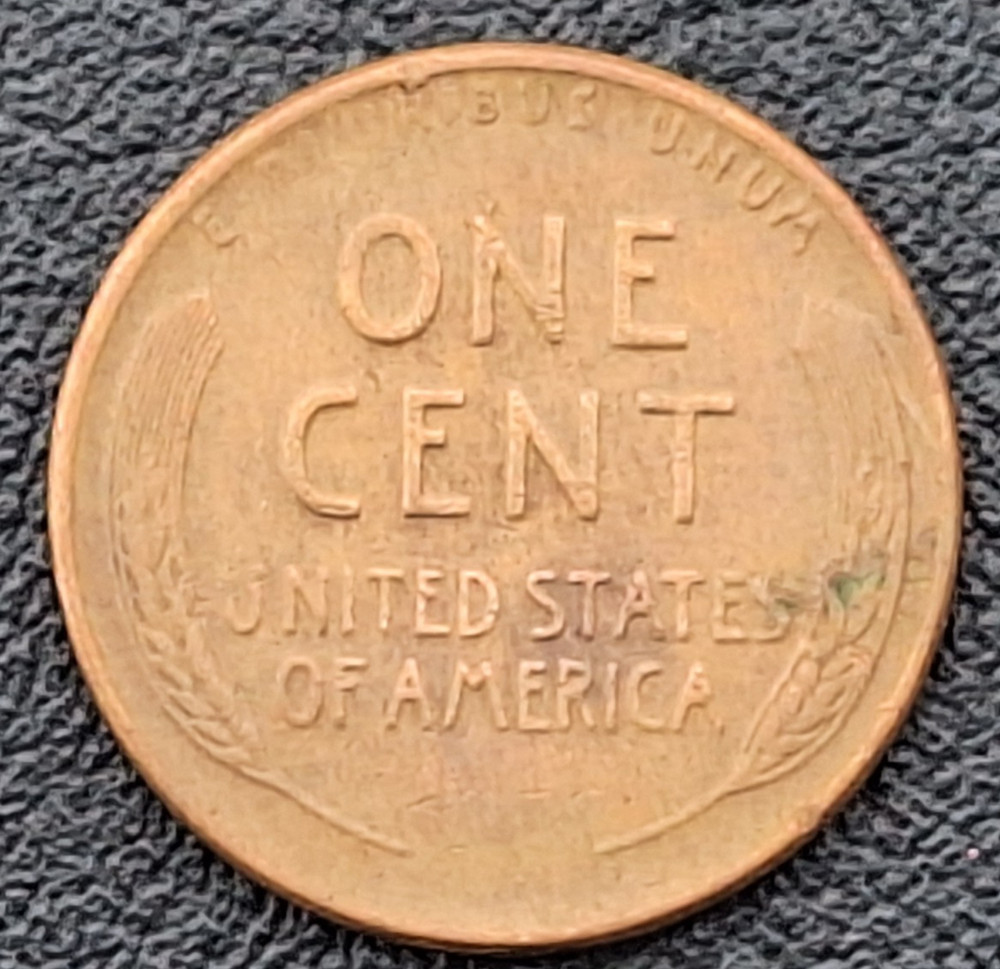 1958-D Wheat Penny Multiple Error Coin