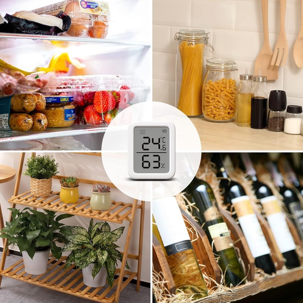 SwitchBot Thermometer Hygrometer, Meter Plus 1 pack, white