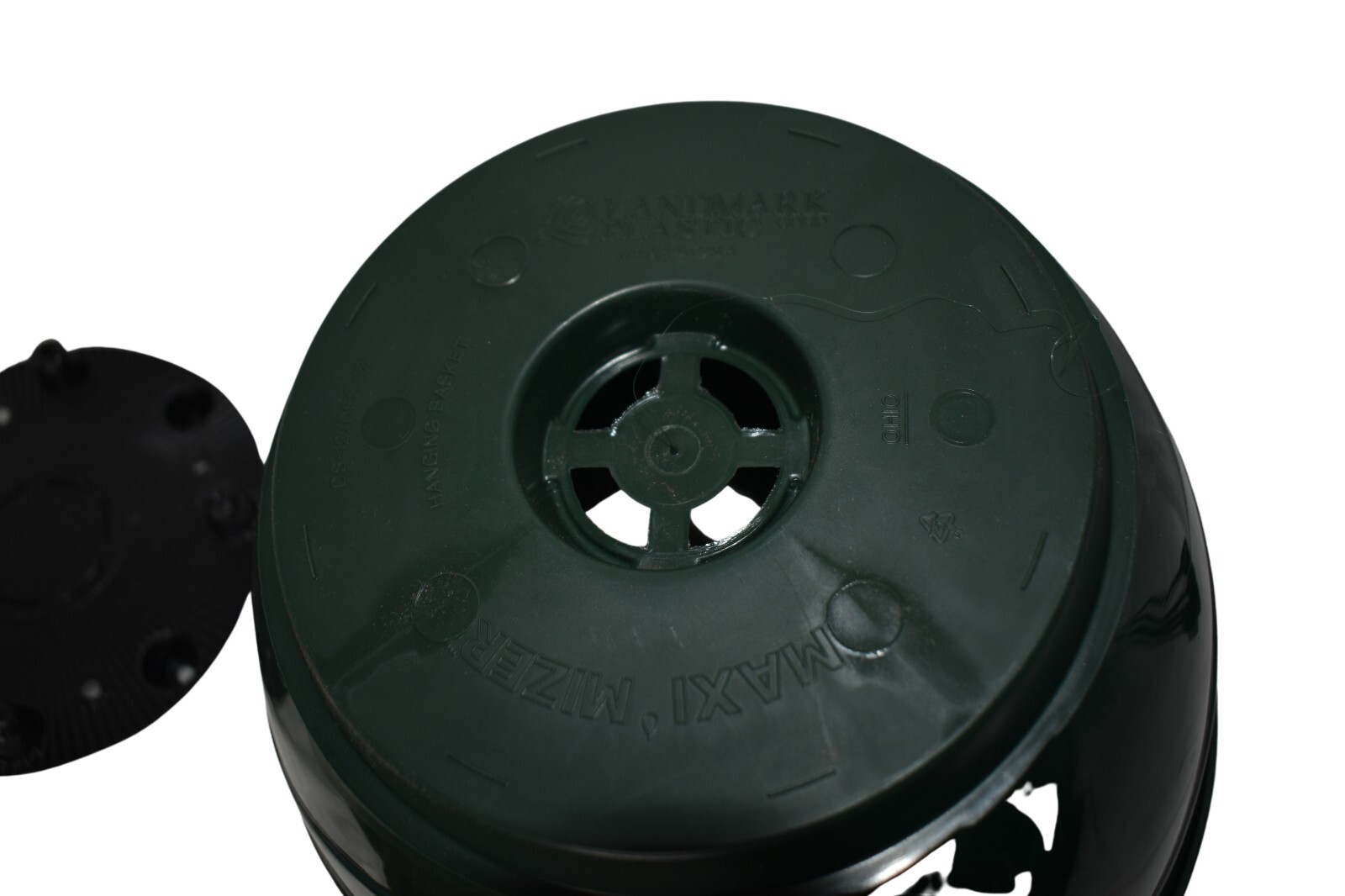 Large 12" Hanging Baskets - Deco Swirl Round Plastic Pots -Landmark - Choose Qty