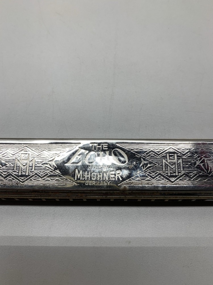 Vintage The Echo M Hohner Harmonica G Germany