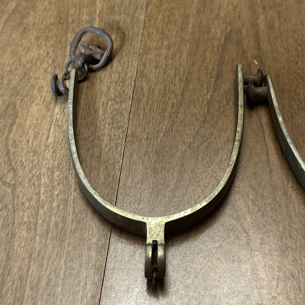 Vintage Super 2 Riding Spurs- Solid Nickel Silver - Preowned Used Condition