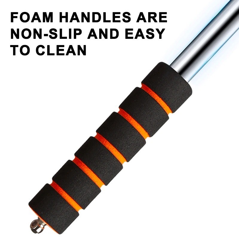 Retractable Car Windshield Cleaning Brush Glass Defogging Tool Long Handle