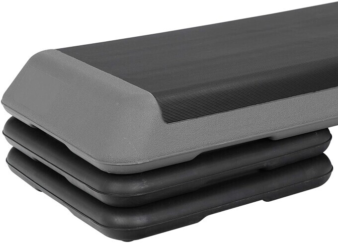 Fitness 43"Aerobic Step Platform Exercise Cardio Workout 4-6-8" Health Trainer