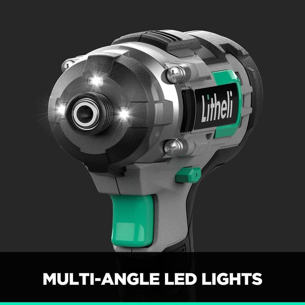 Cordless Impact Driver, 1150 In-Lbs Torque, 1/4? Quick-Release Hex Chuck, With
