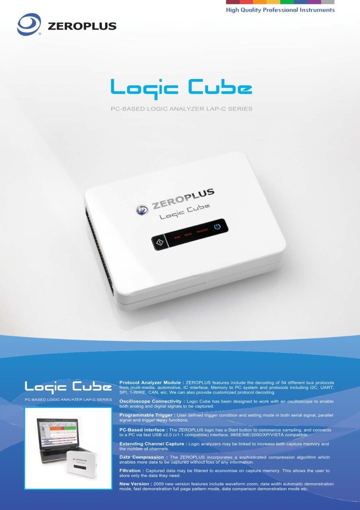 Zeroplus Logic Analyzer LAP-C 16128 with 136+ free protocols