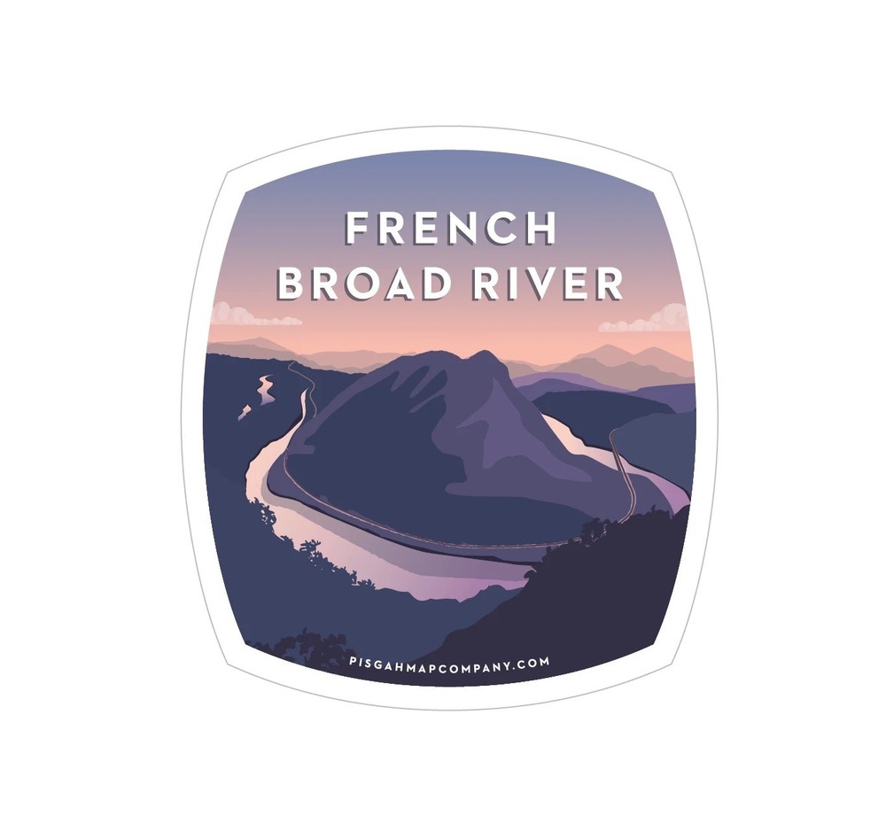 French Broad River Sticker Decal XV