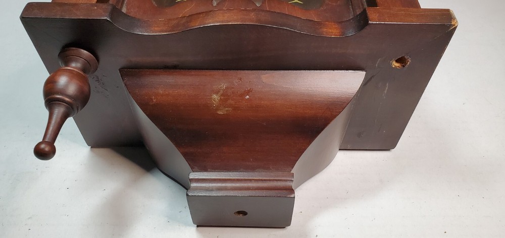 Polaris 31 Day Wall Pendulum Clock - Working - Cabinets needs work