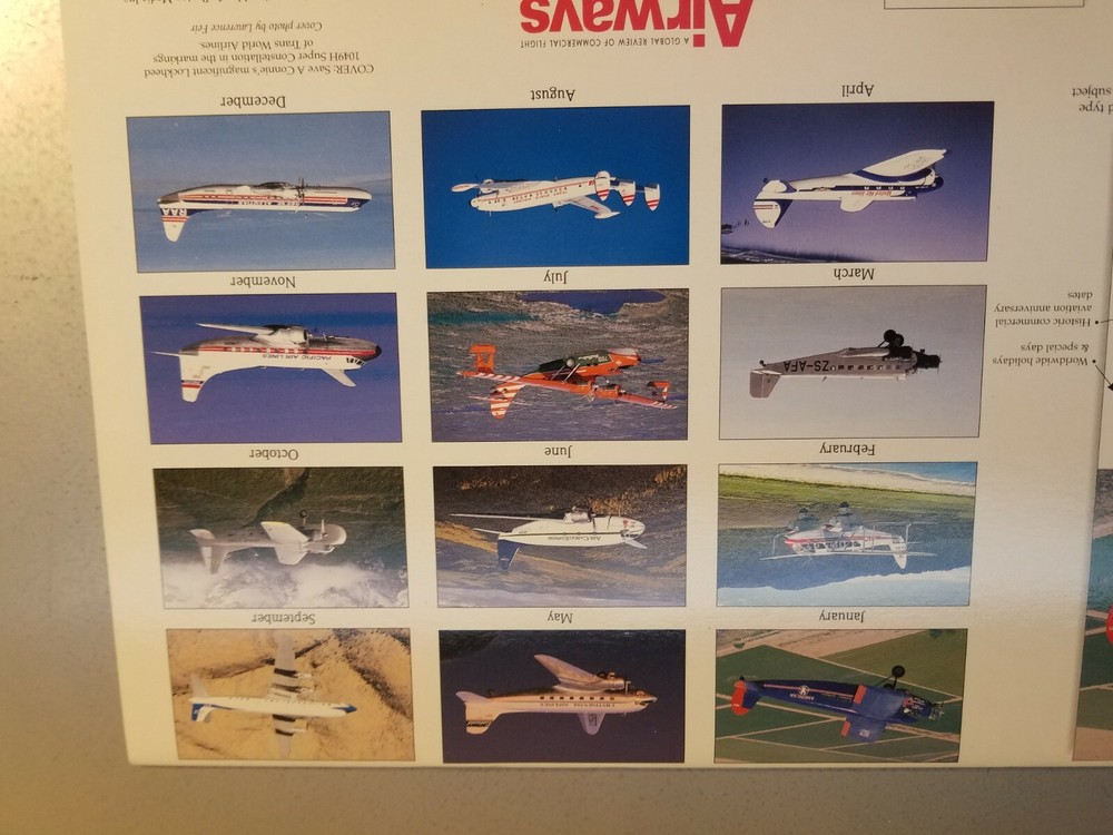 2000 CLASSIC AIRLINERS CALENDAR