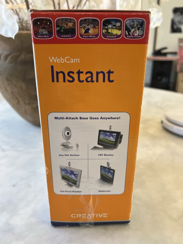 Creative WebCam Instant – Vintage Early 2000s Webcam – Open Box