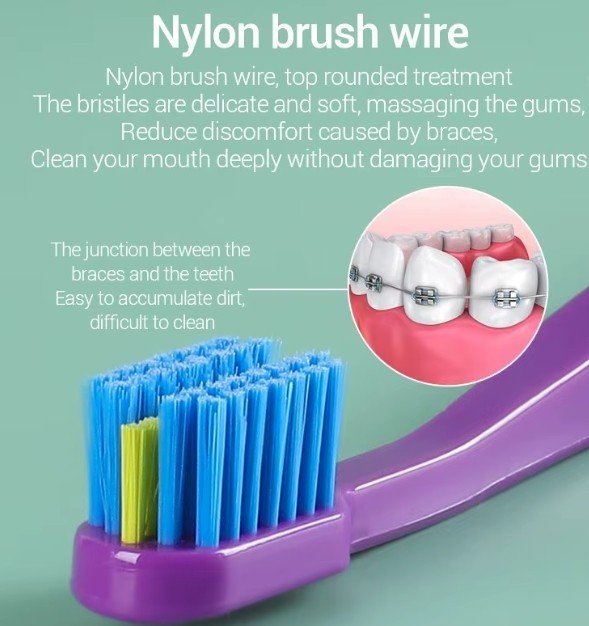 Braces Toothbrush Ortho White