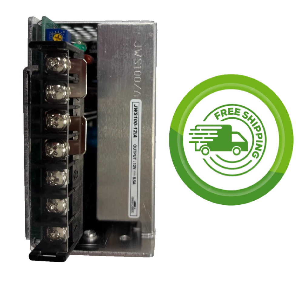 Lambda JWS10012/A -12V - 8.5 Amp - AC-DC Power Supply - 85-265V Enclosed Input