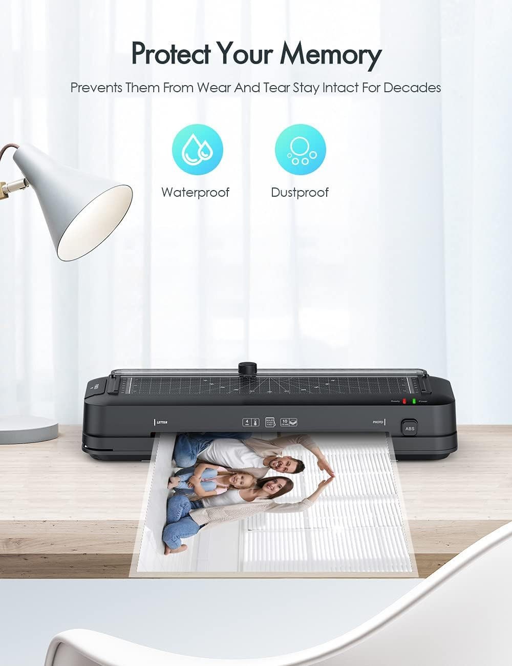 Plastificadora de 23 cm para profesores y el hogar: Plastificadora antiatascos t