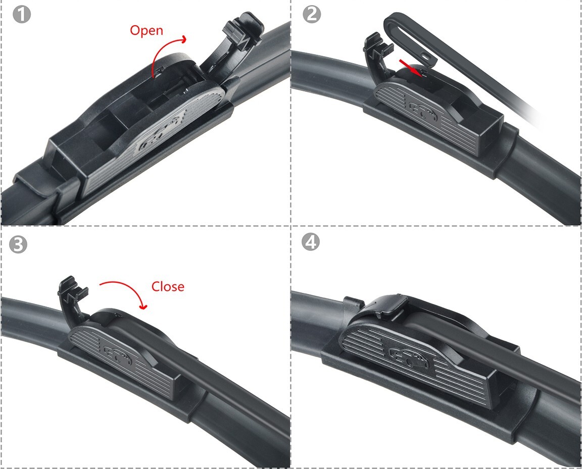 Kisor 26"+22" Windshield Wiper Blades Fit For Honda Civic Sedan 2006-2015,2PC