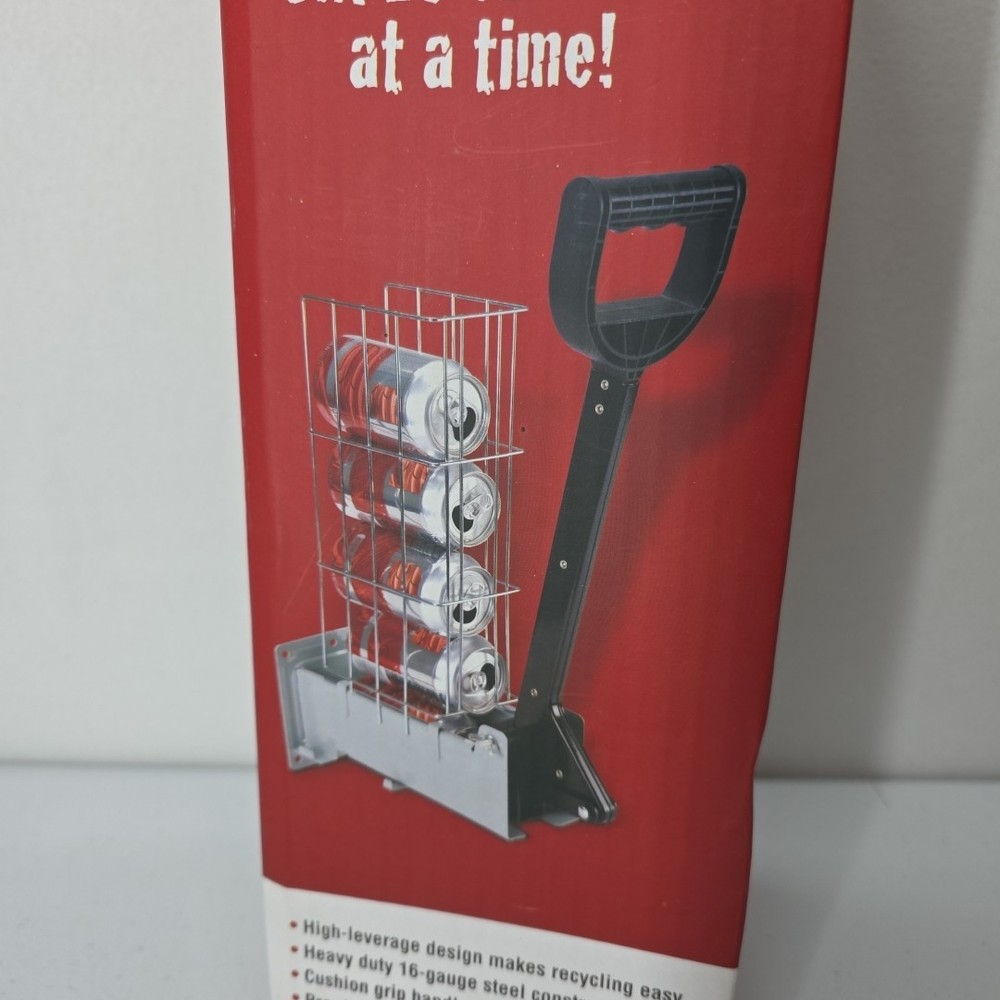 New Multi Load Can Crusher #62951 Load 6 16oz Cans Wall Mount Optional