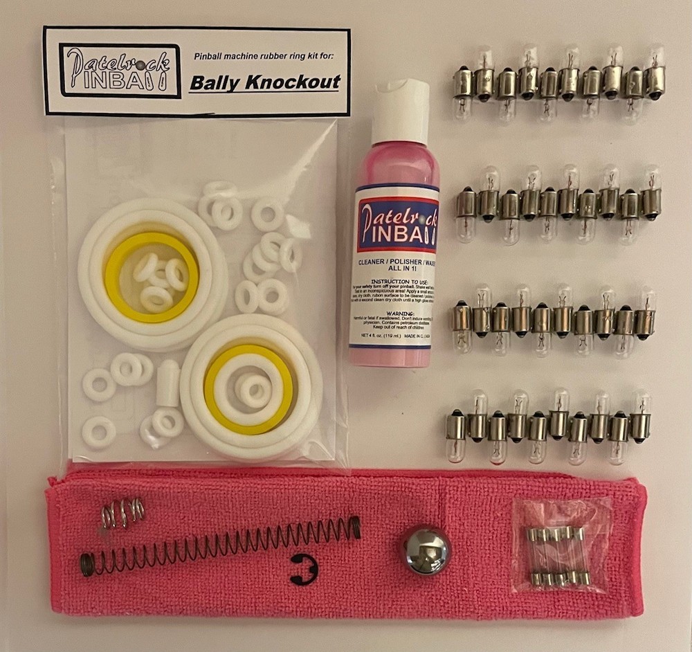 1975 Bally Knockout Pinball Machine Maintenance Tune Up Kit