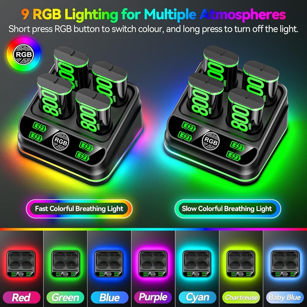 4800mWh Rechargeable Battery Pack for Xbox Controllers