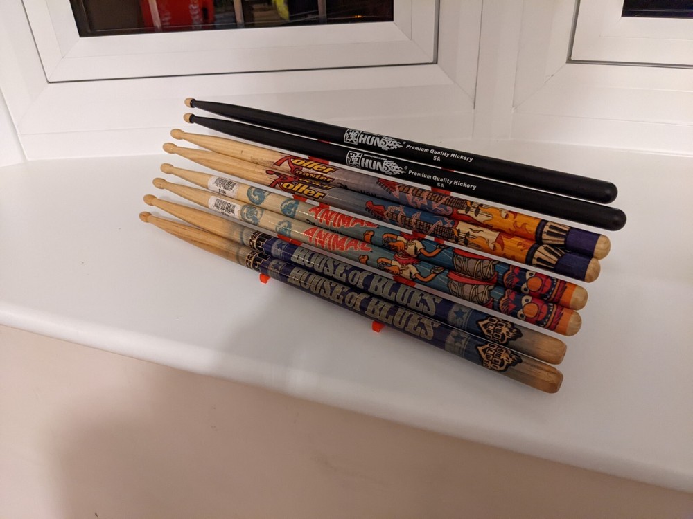 Drumstick display stand, 3D printed, various Colours, Customization available!