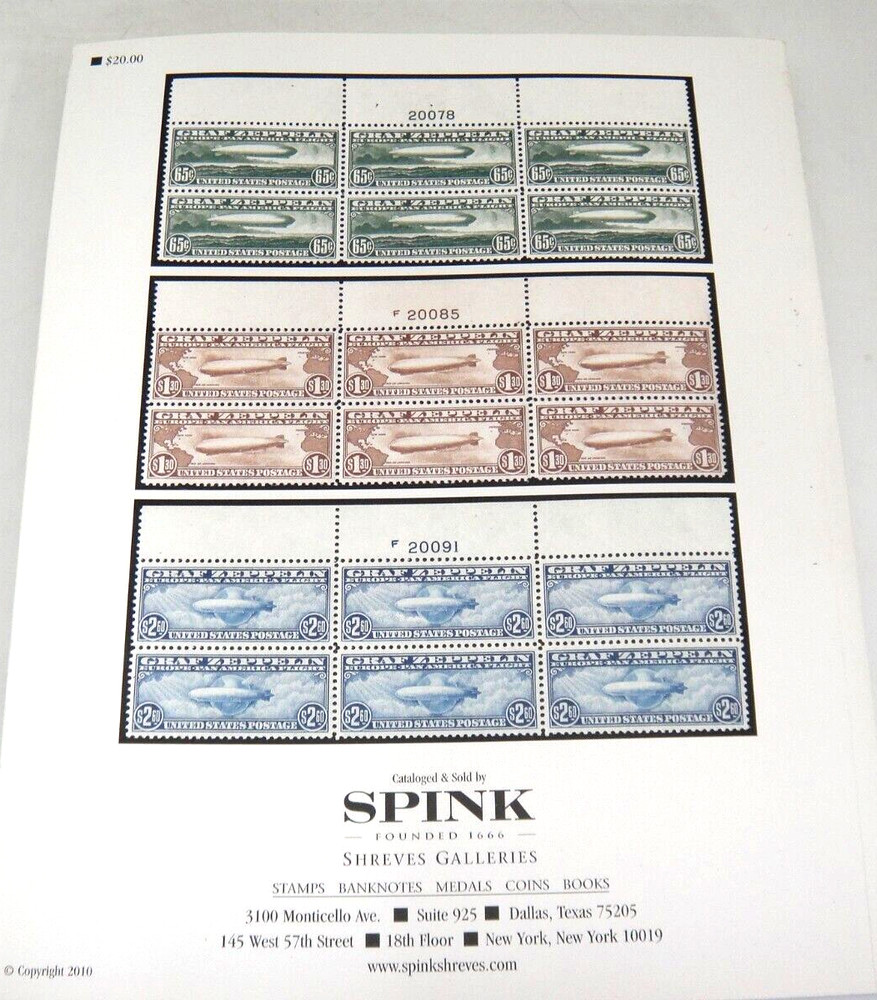 Spink Shreves Stamp Auction Catalog Collectors Series US British Empire 2010