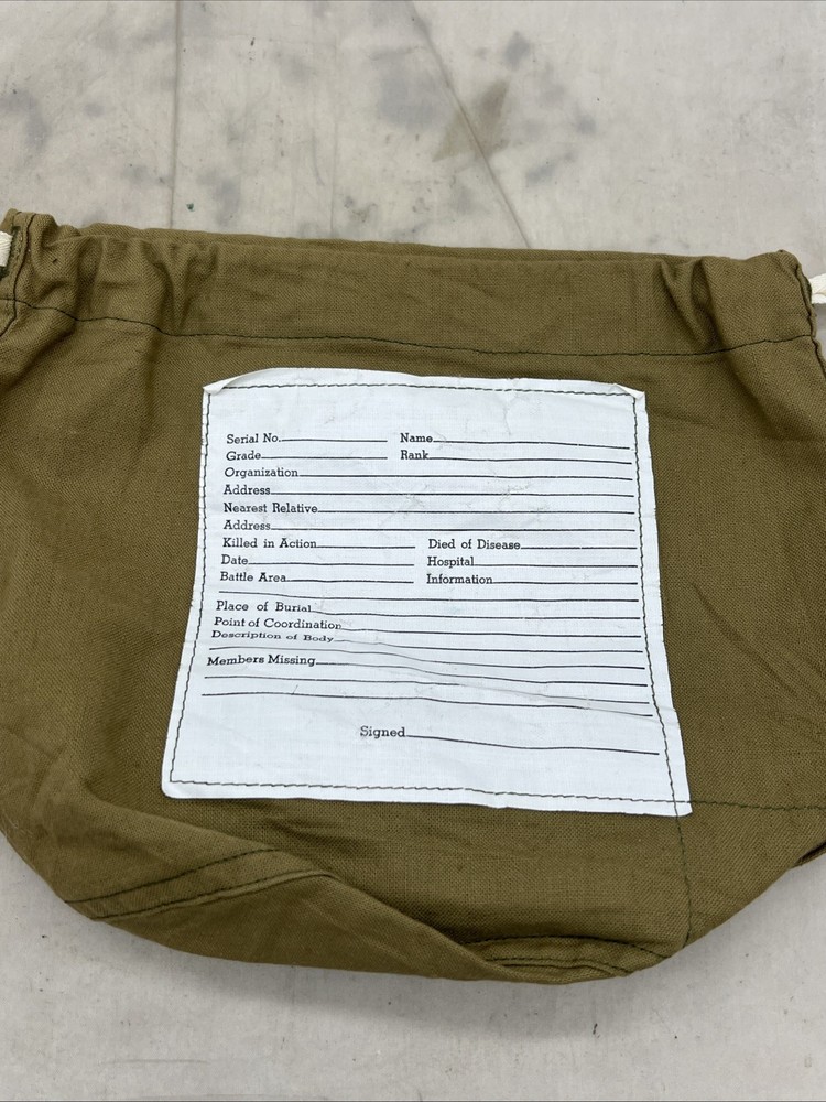 WW2 US Personal Effects Bag (FF356