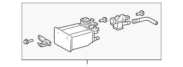 Genuine Toyota Vapor Canister 77740-08020