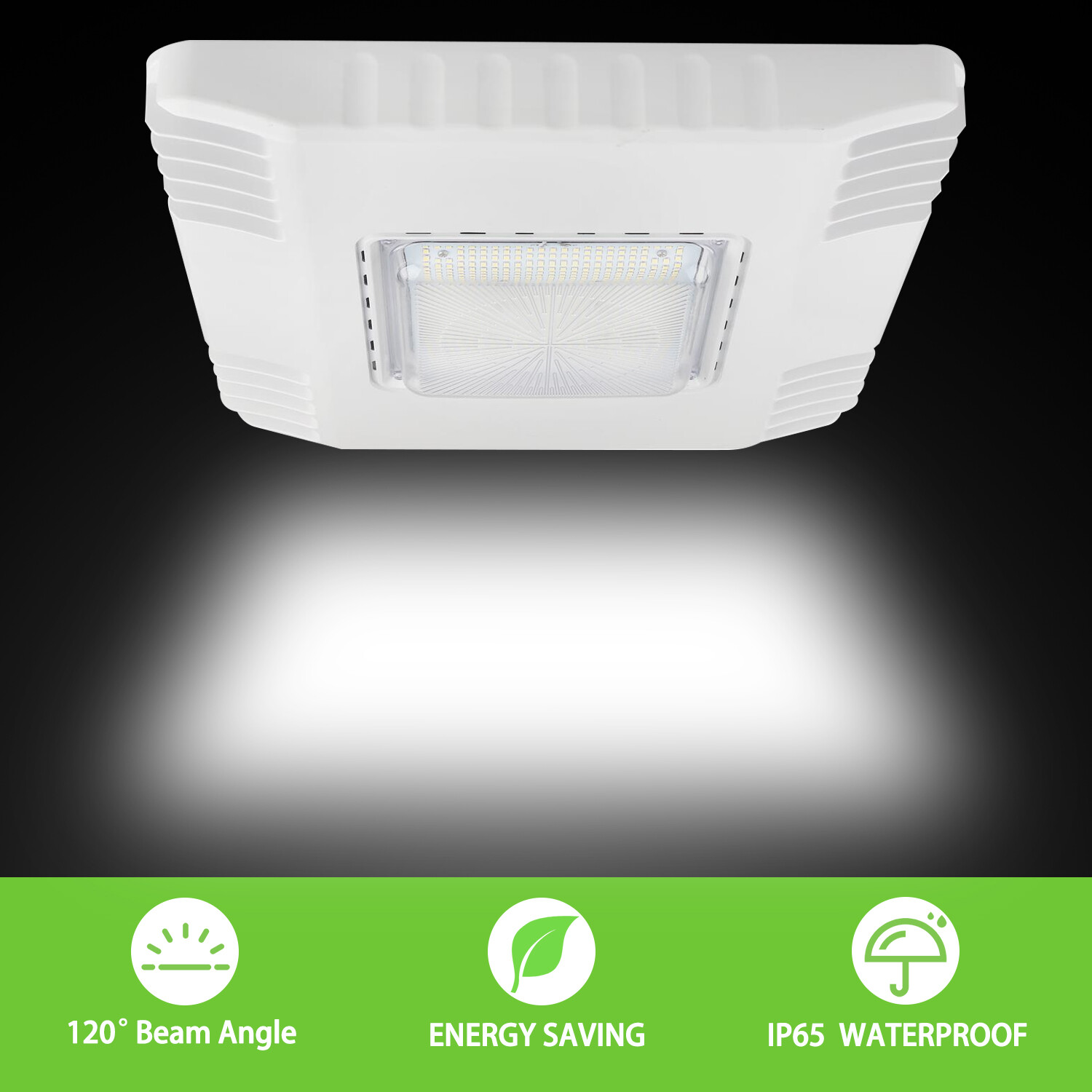 150W LED Canopy Light (450W Equiv) 20250LM LED Gas Station Parking Garage Light