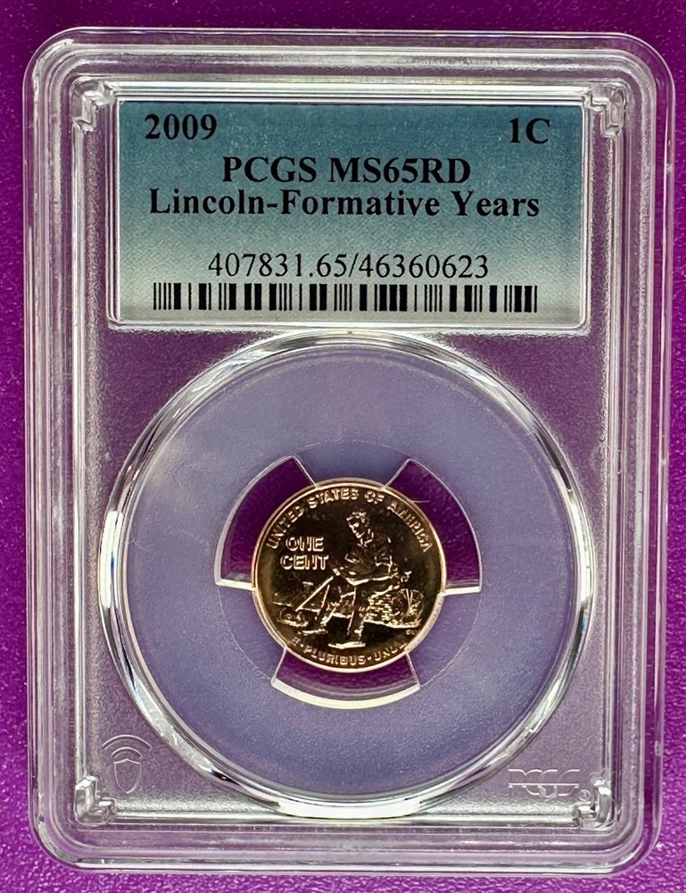 2009 1c Lincoln Formative Years Cent  PCGS MS65RD (623)