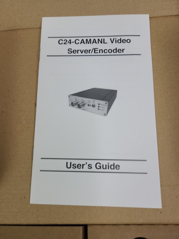 C24-CAMANL Video Server Encoder