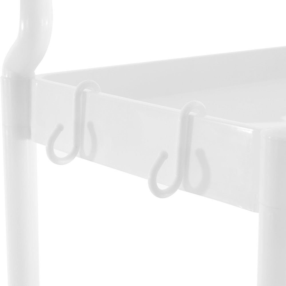 Kitchen Storage Rack 5 Tier Floor-Standing Basket Organizer W/ 2 Practical Hook