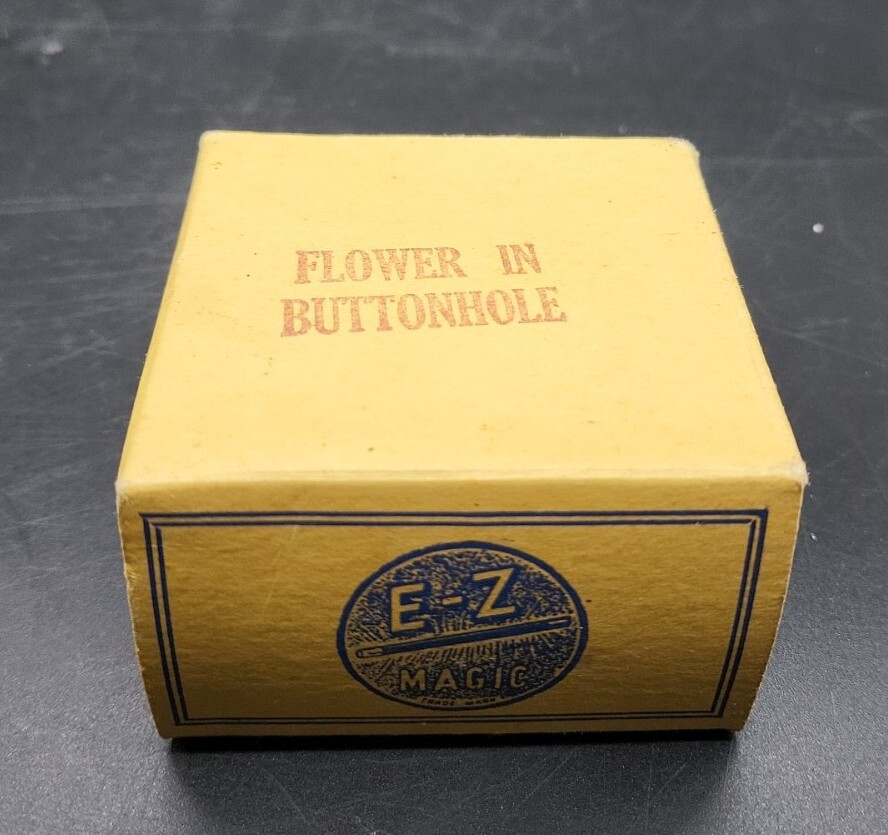 E-Z Magic Flower in Button Hole Magic Trick Original Box