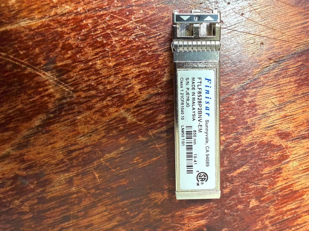 4 X FINISAR FTLF8528P2BNV-EM TRANSRECEIVER MODULES